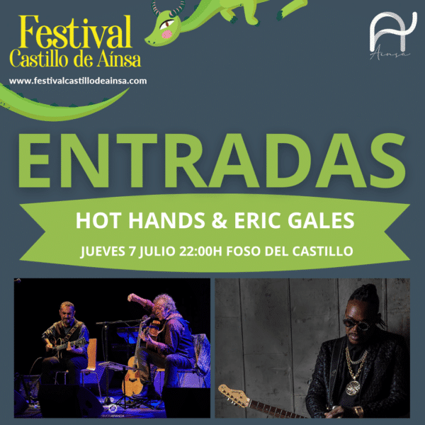 Entradas Eric Gales & Hot Hands - Jueves 7 de Julio 22:00h