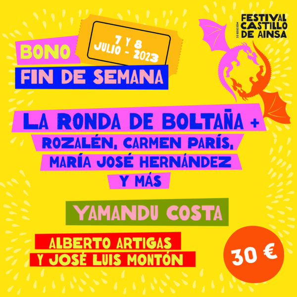 BONO FIN DE SEMANA 7 Y 8 DE JULIO