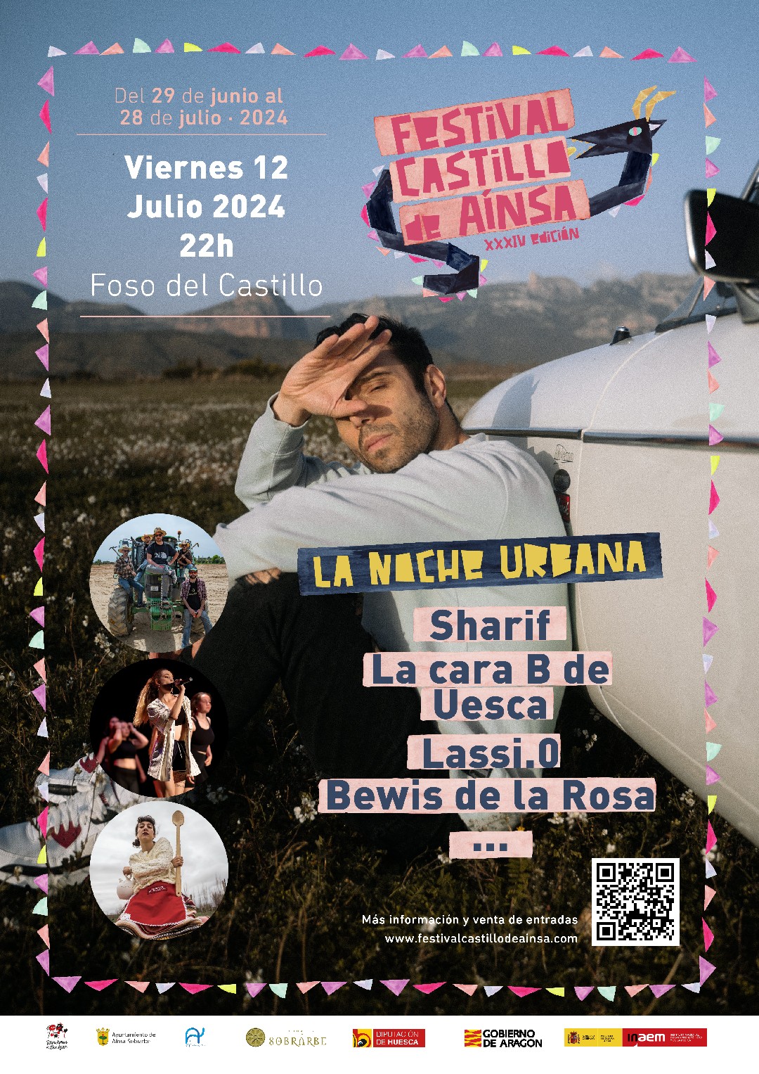 Concierto Noche Urbana - Sharif, Bewis De La Rosa, La Cara B de Uesca y Lassi.0